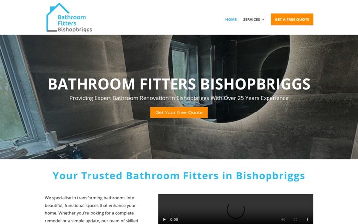 Skærmbillede af bathroomfittersbishopbriggs.co.uk