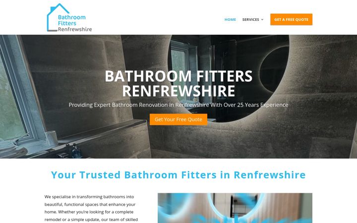 Screenshot di bathroomfittersrenfrewshire.co.uk