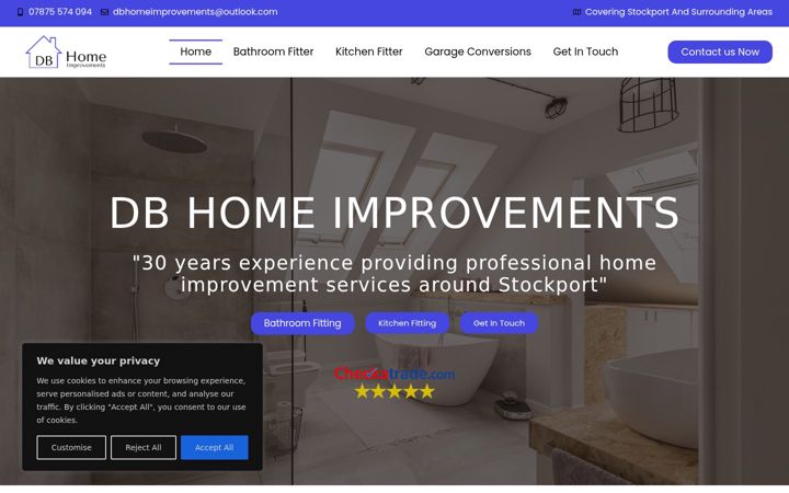 Screenshot of bathroominstallerstockport.co.uk