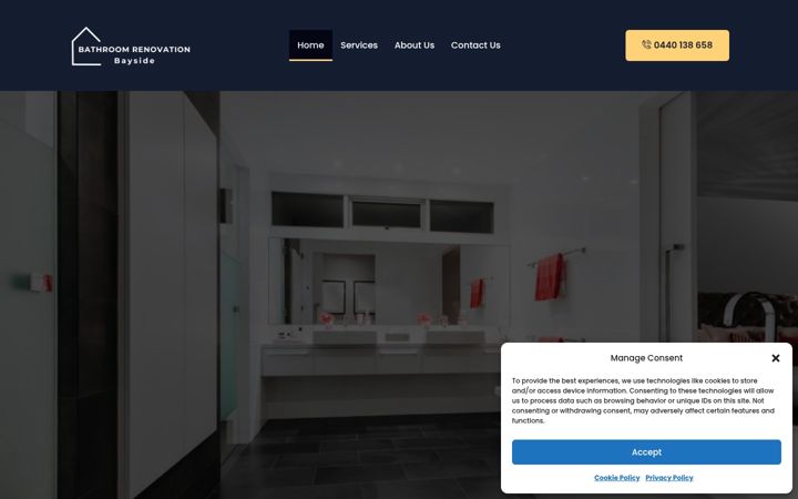 Screenshot of bathroomrenovationsbayside.com.au