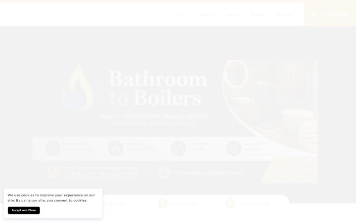 Screenshot of bathroomtoboilers.co.uk