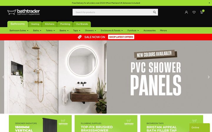 Screenshot di bathtrader.co.uk