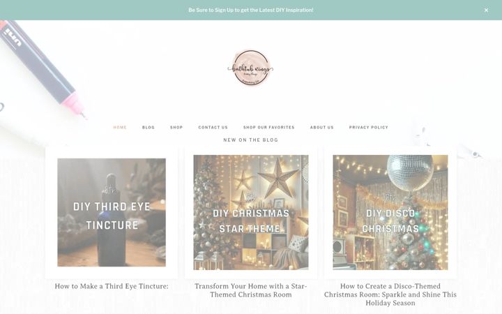 Screenshot of bathtubringsandartsythings.com