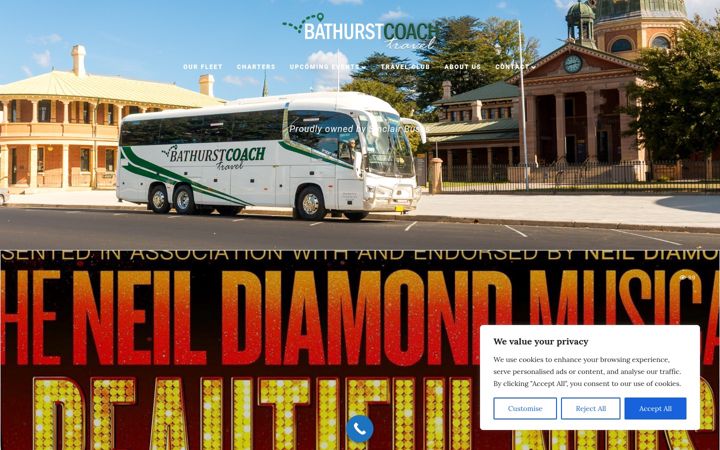 Skjámynd af bathurstcoachtravel.com.au