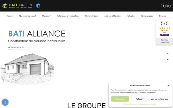 Screenshot of bati-alliance.fr