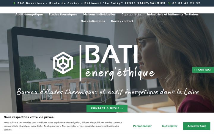 Screenshot of bati-energethique.fr