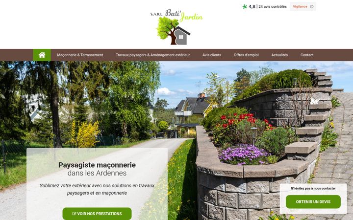 Screenshot of bati-jardin.fr