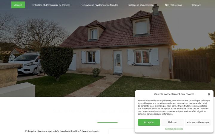 Screenshot of bati-net-environnement.fr