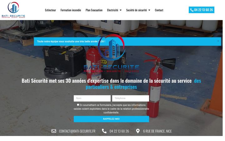 Screenshot of bati-securite.fr