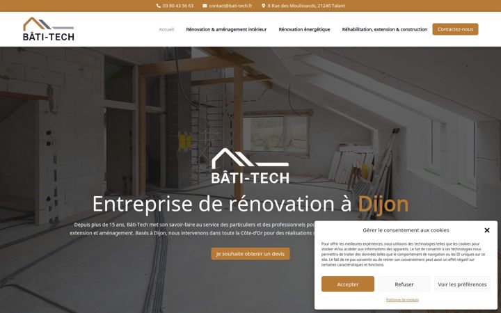 Screenshot of bati-tech.fr