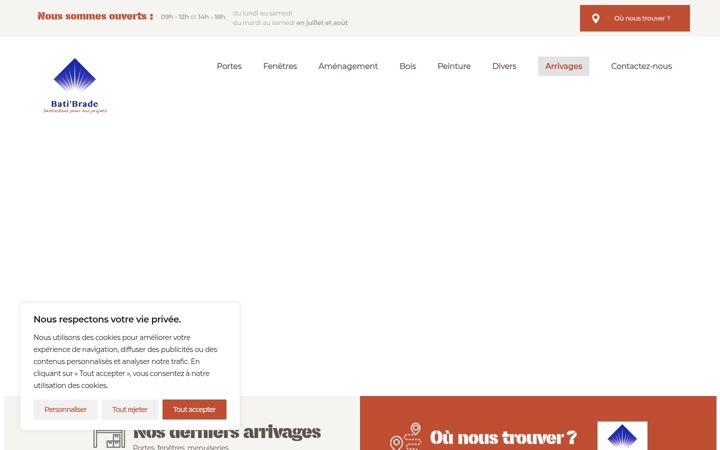 Screenshot of batibrade.com