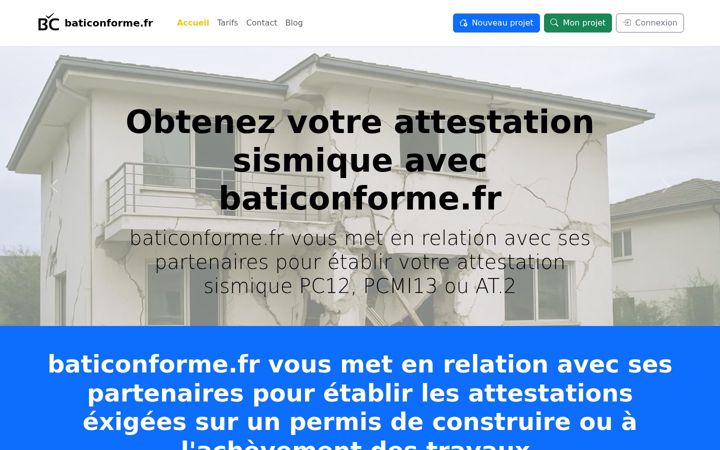 Screenshot of baticonforme.fr
