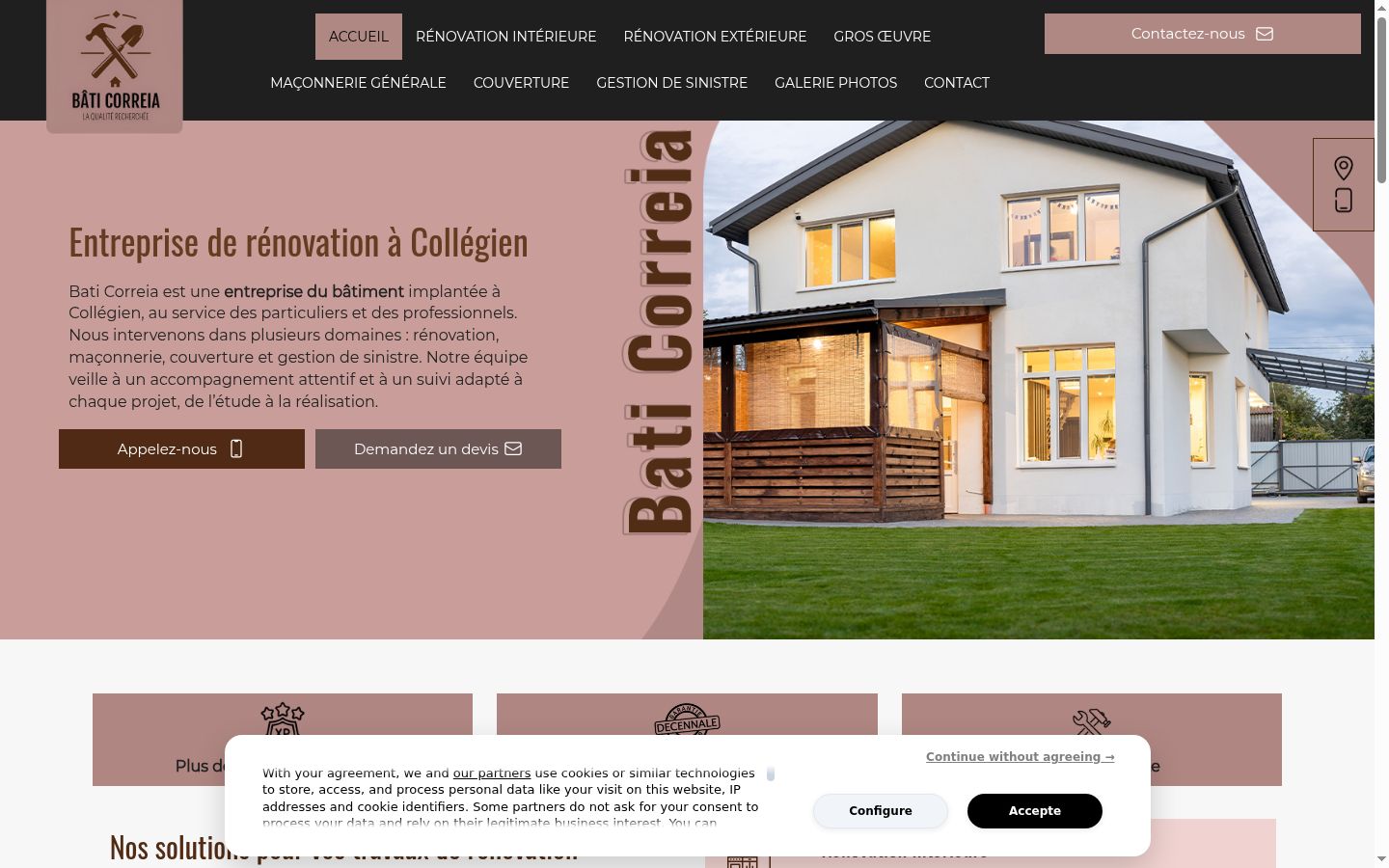 Screenshot tal-banner tal-kunsens muri qabel kwalunkwe interazzjoni