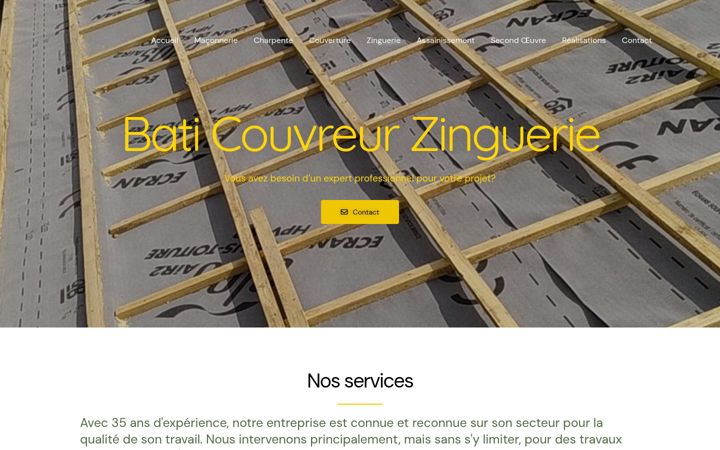 Screenshot of baticouvreur.fr