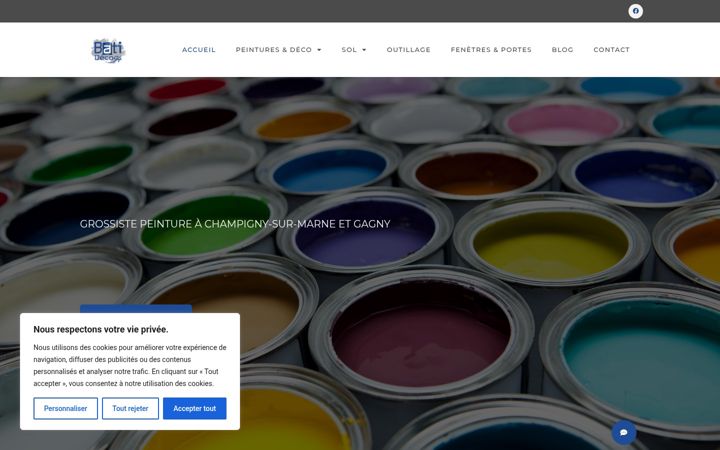 Screenshot of batideco94.fr