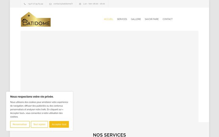 Screenshot of batidome.fr
