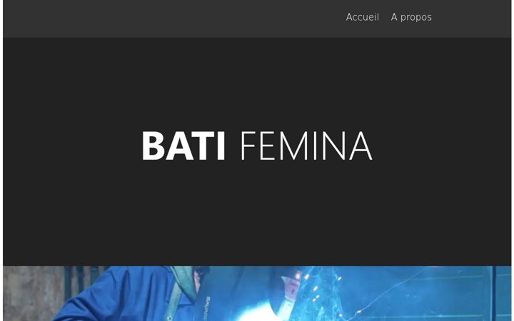 Screenshot of batifemina.fr