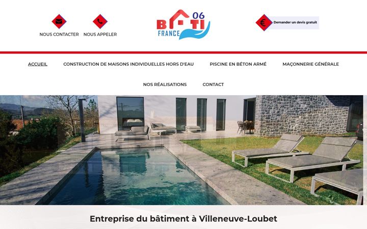 Screenshot of batifrance06.fr