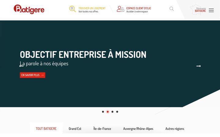 Screenshot of batigere.fr