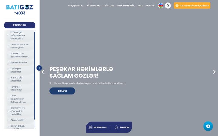 Screenshot of batigoz.az