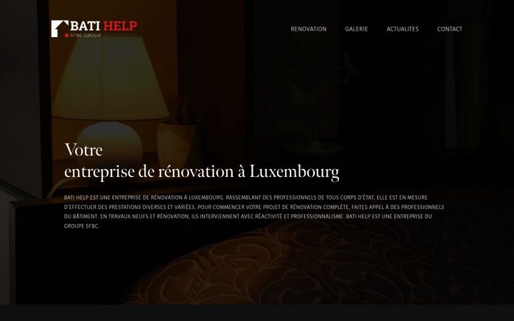 Screenshot of batihelp-technibat.lu