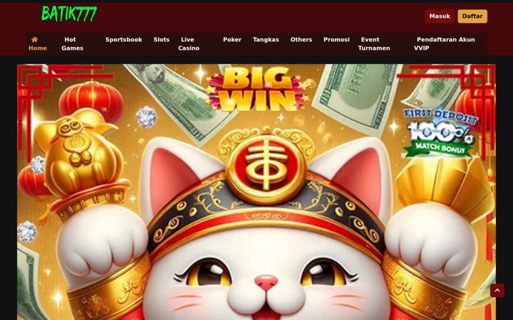 Screenshot of batik777slot.net