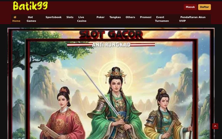 Screenshot of batik99slot.com