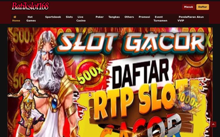 Screenshot of batikslot168.com
