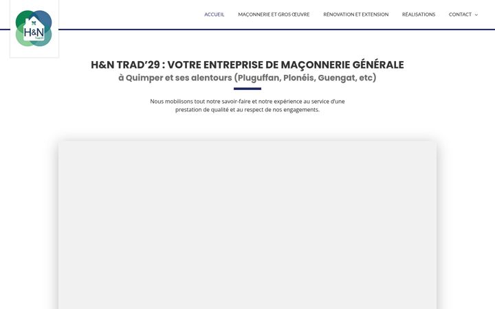 Screenshot of batiment-quimper.fr