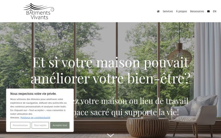 Screenshot of batimentsvivants.ca