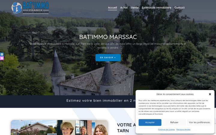 Screenshot of batimmo-marssac.fr