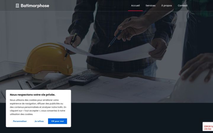 Screenshot of batimorphose.com