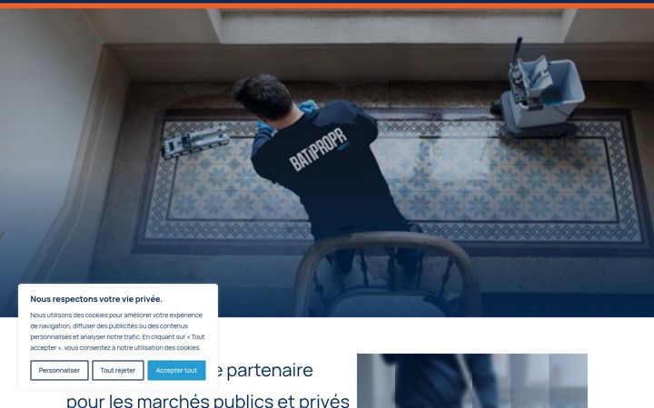 Screenshot of batipropr.fr