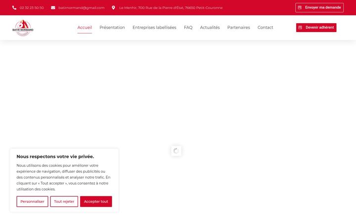 Screenshot of batir-normand.fr