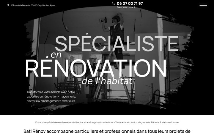 Screenshot of batirenov05.com