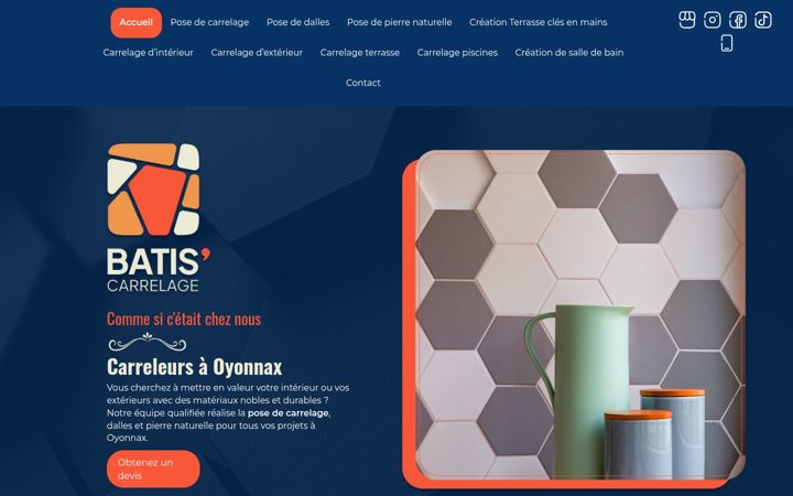 Screenshot of batis-carrelage.fr