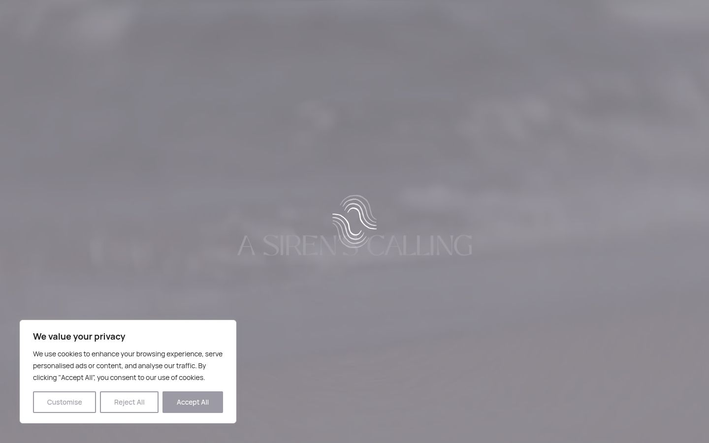 Captura de pantalla del banner de consentimiento mostrado antes de cualquier interacción