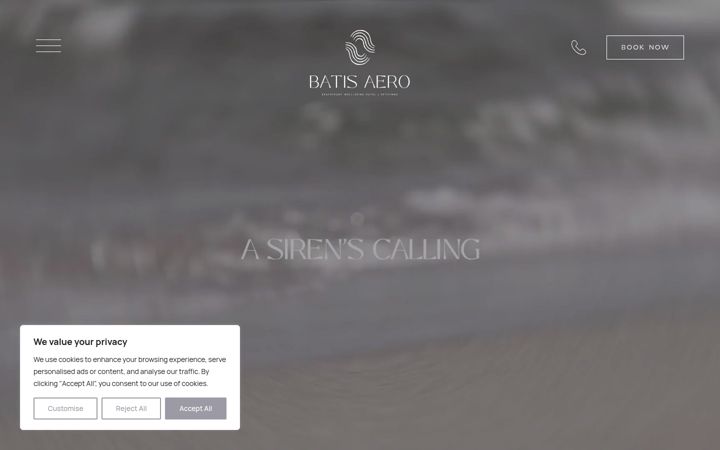 Screenshot of batisaerohotel.gr