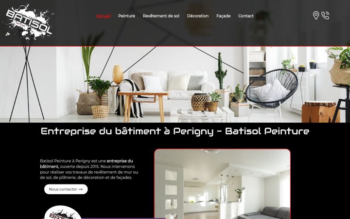 Screenshot of batisolpeinture.fr