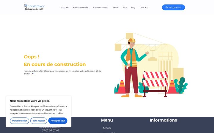 Screenshot of batispot.com