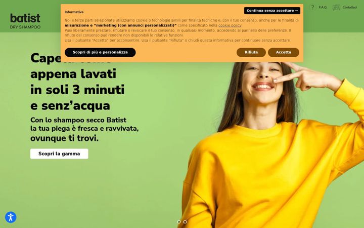 Screenshot of batist.it