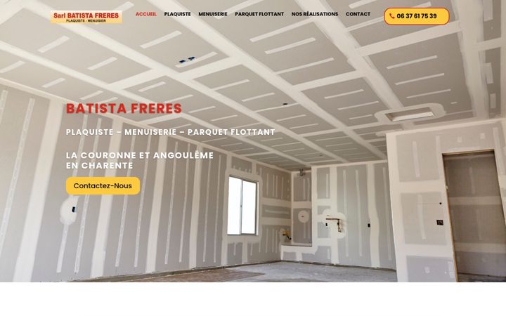 Screenshot of batistafreres-plaquiste-angouleme.fr