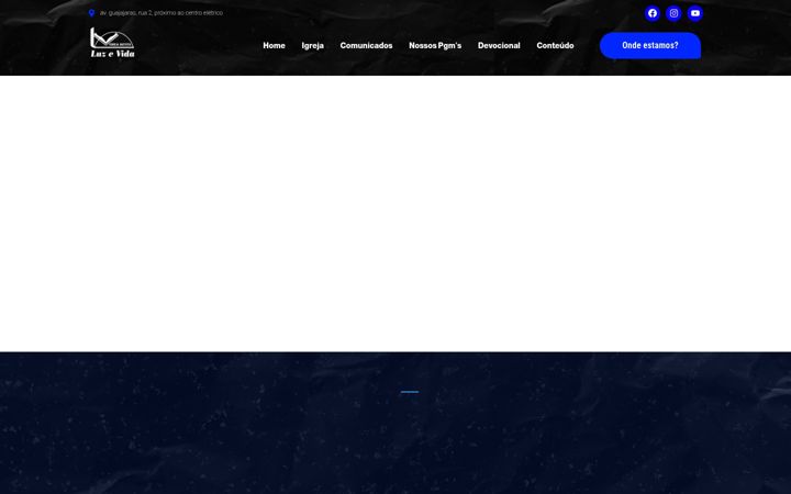 Screenshot of batistaluzevida.com.br