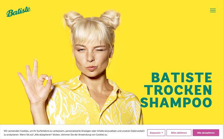 Screenshot of batistehair.ch