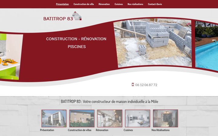 Screenshot of batitrop83.fr
