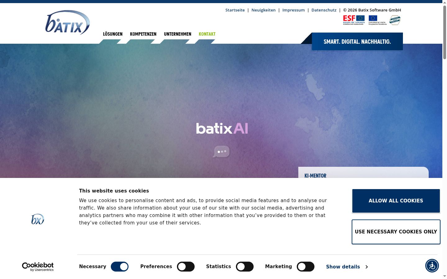 Screenshot του banner συγκατάθεσης που εμφανίστηκε πριν από οποιαδήποτε αλληλεπίδραση