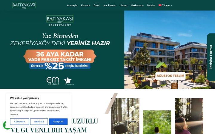 Screenshot of batiyakasikoy.com