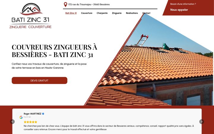 Screenshot of batizinc31.fr