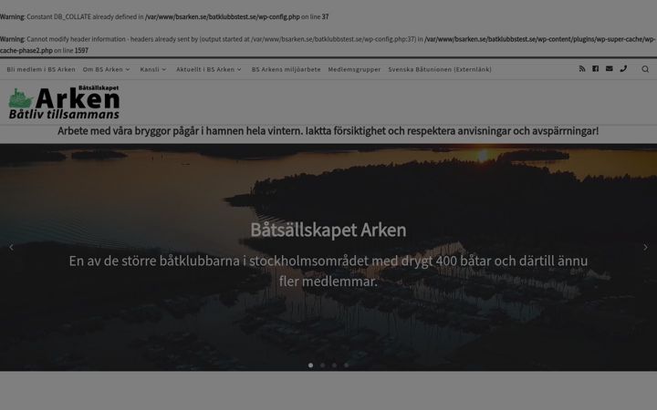 Screenshot of batklubbstest.se