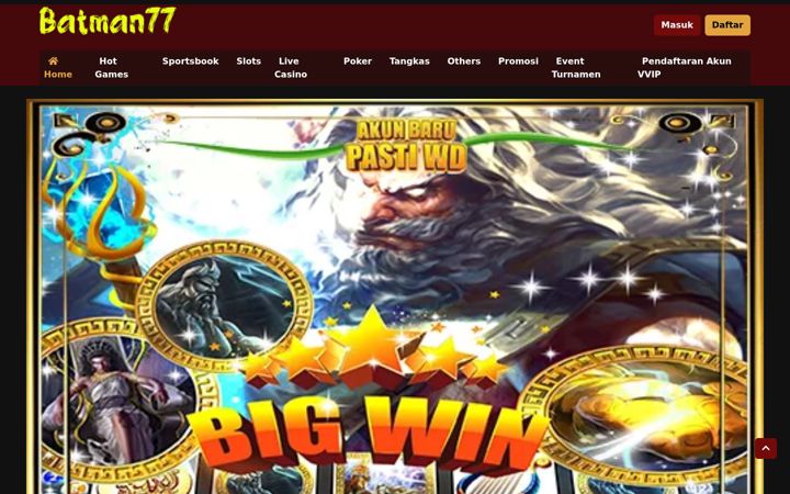 Screenshot of batman77.com